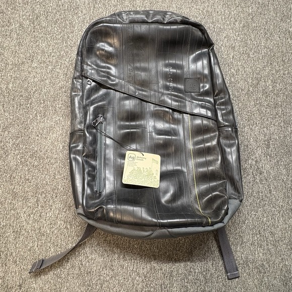 Alchemy Goods Madison Black Recycled Inner Tube Backpack Laptop Sleeve - Picture 13 of 16
